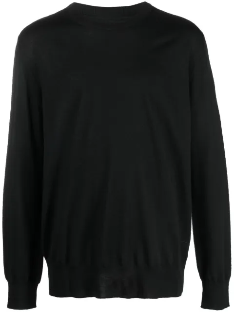 Jil Sander wool-knit crew-neck jumper Black J23GP0002J14531