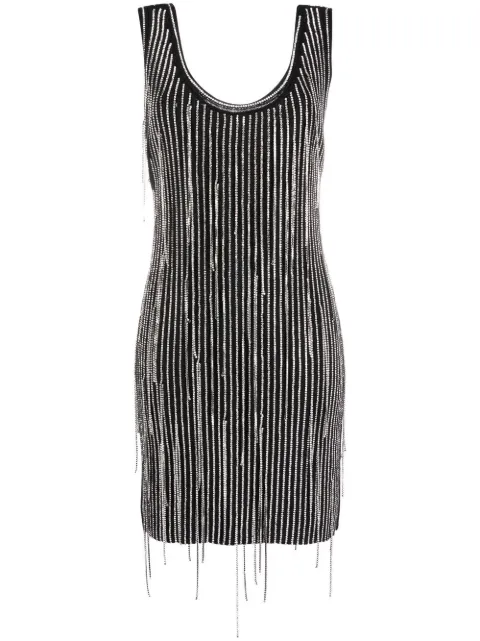 Philosophy Di Lorenzo Serafini crystal-embellished sleeveless dress Black A04917102