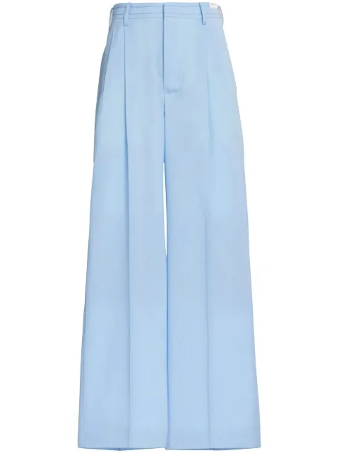 Marni wide-leg tailored trousers Blue PAMA0385U2TW839