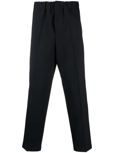 Jil Sander elasticated-waist trousers Blue J23KA0005J70018
