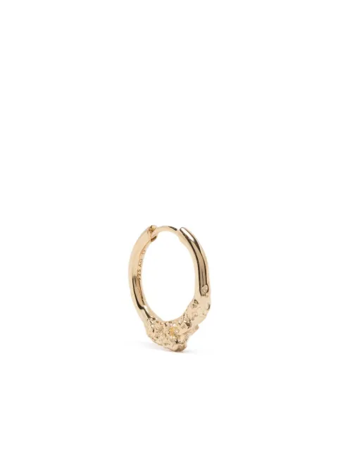 Maria Black Miro 12 textured huggie earring Gold 100905YG12