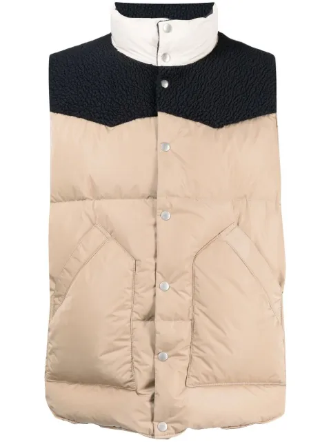 Undercover panelled padded gilet Brown UC2B4001