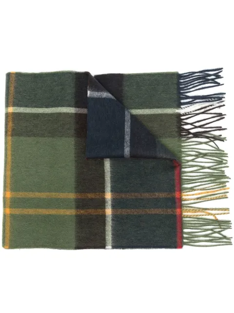 Barbour Carrbridge Tartan scarf Green USC0373