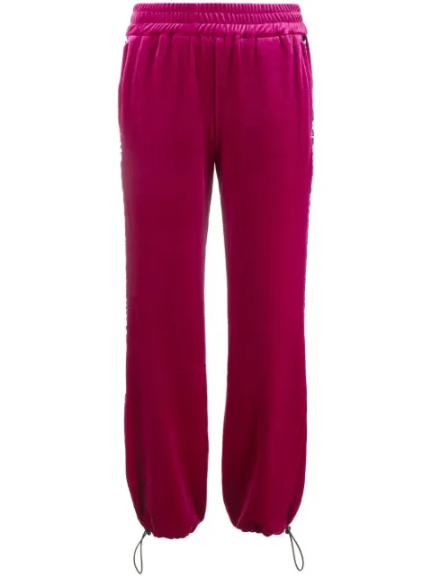 Versace Jeans Couture logo-tape track pants Pink 73HAA321J0008