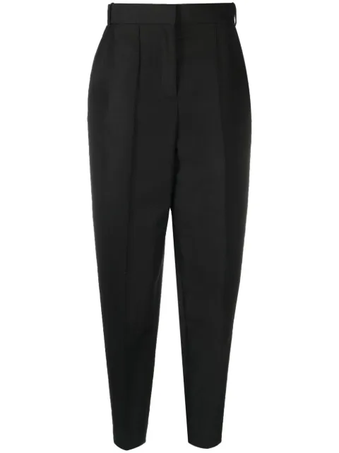 Tory Burch high-waisted tapered trousers Black 142973