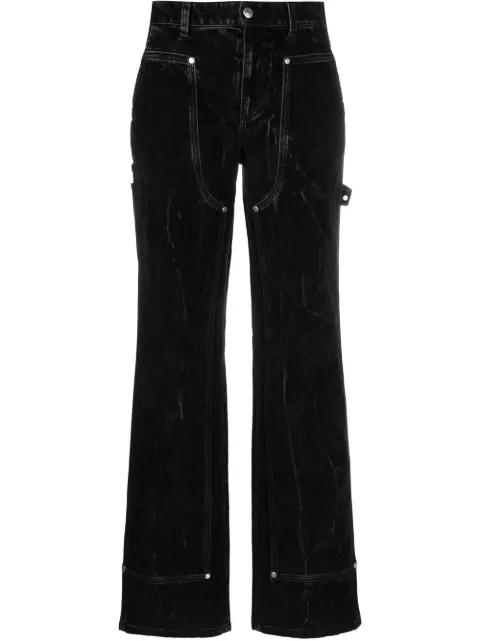 Stella McCartney straight-leg denim jeans Black 6D00813SPH05