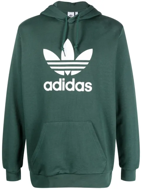 adidas logo-print hoodie Green HK7270