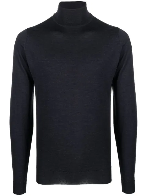 John Smedley Cherwell roll neck jumper Grey CHERWELL