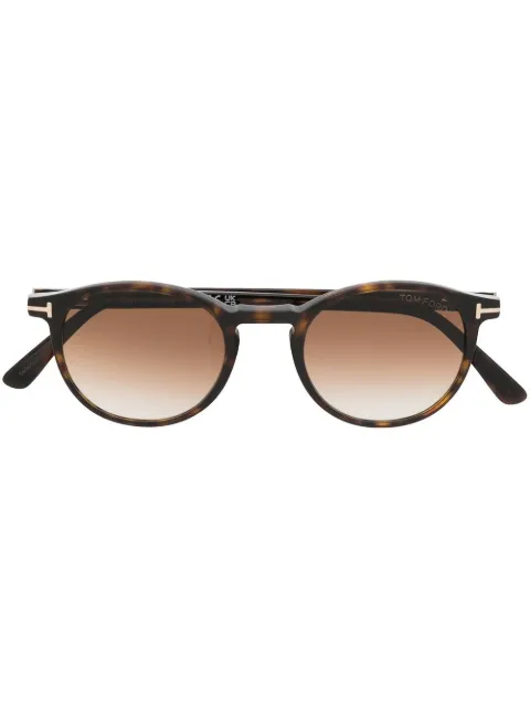 TOM FORD Eyewear round-frame sunglasses Brown TF0539S