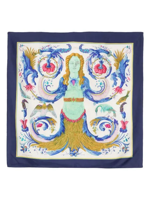 Hermès Pre-Owned 1990 Ceres silk scarf Blue 1500924