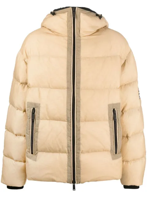 DSQUARED2 logo-patch padded jacket Neutrals S71AN0392S60519