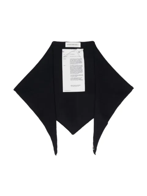 extreme cashmere knitted snood scarf Blue 03500101FE10