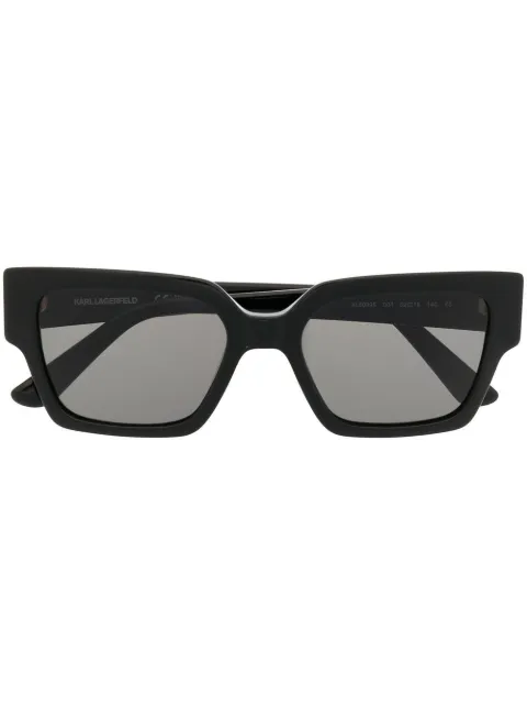 Karl Lagerfeld logo-print square-frame sunglasses Black KL6089S