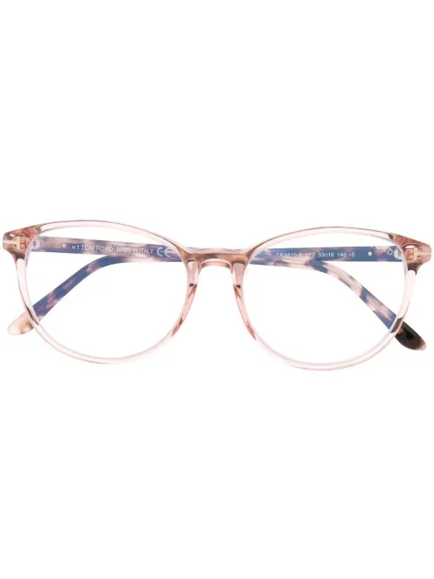 TOM FORD Eyewear round-frame optical glasses Pink FT5810B