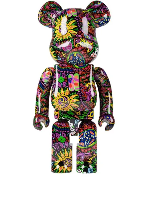 MEDICOM TOY Psychedelic Paisley BE@RBRICK 1000% figure Black MEDI0071