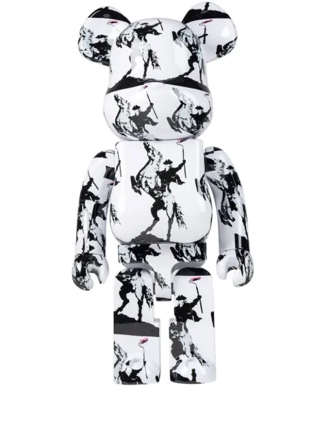 MEDICOM TOY x Brandalism Highwayman BE@RBRICK 1000% figure White MEDI0066