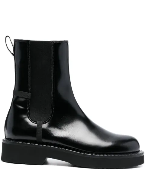 Premiata ankle-length leather boots Black M6394