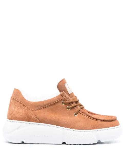 Casadei shearling-lined mid-top sneakers Brown 25232MVLUR