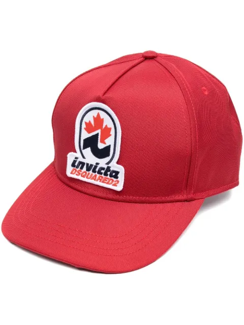 DSQUARED2 logo-patch baseball cap Red BCM063011700001