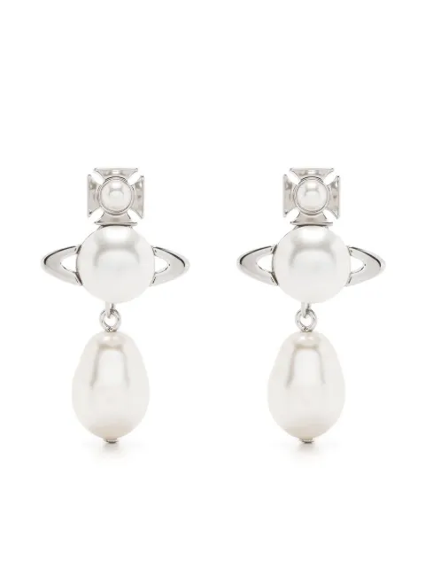 Vivienne Westwood Orb-embellished stud earrings Silver 6202010402P103