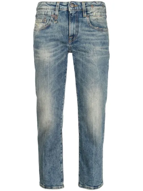 R13 faded cropped jeans Blue R13W0091D081A