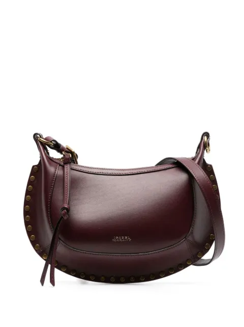 ISABEL MARANT Oskan Moon shoulder bag in soft leather Red PP0003FAA1C01M