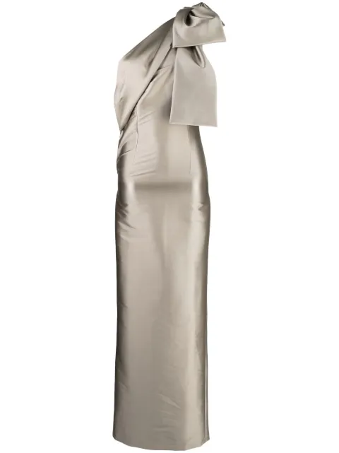Sachin & Babi Bonnie bow-detailing gown Brown T241G25
