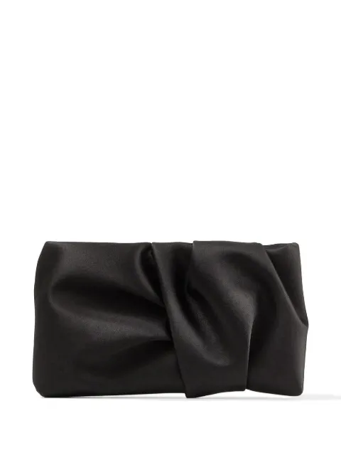 Jimmy Choo Bonny clutch bag Black BONNYCLUTCHSAT