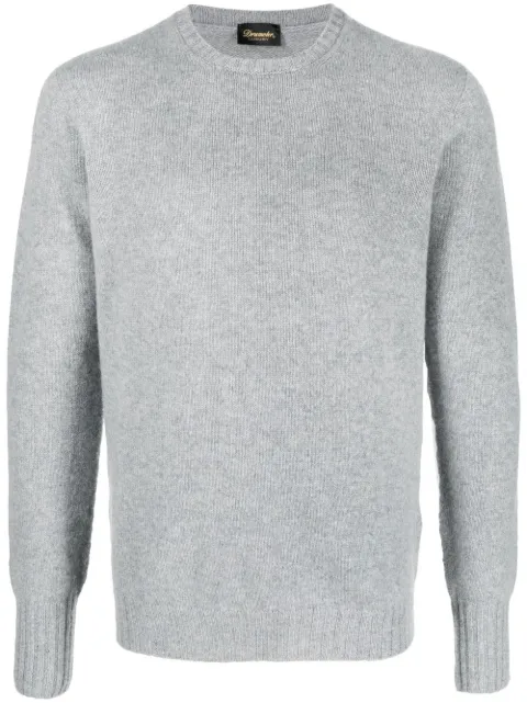 Drumohr cashmere crew-neck jumper Grey D4K103635