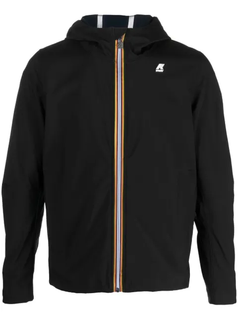 K-Way Jack Bonded hooded jacket Black K7118IW