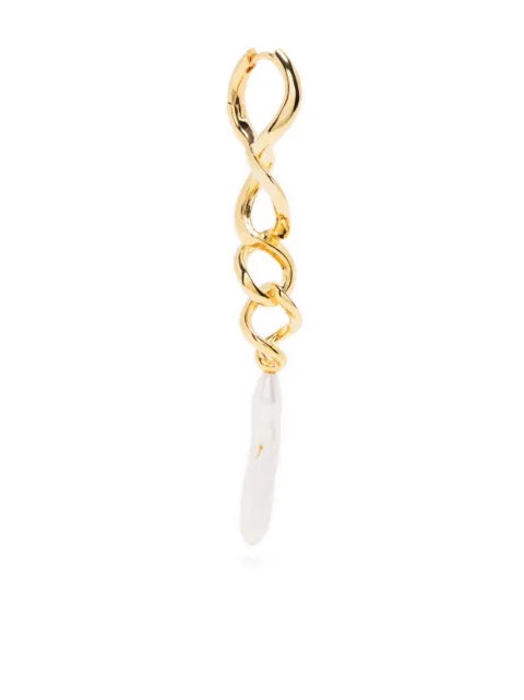 Maria Black Tornado left ear earring Gold 100909YGLEFT