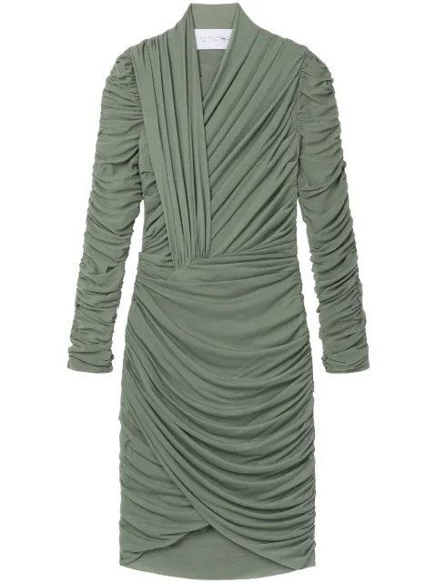 AZ FACTORY x Ester Manas draped mini dress Green 22DRS131ME1