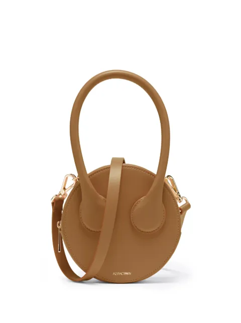 AZ FACTORY x Ester Manas Round Cake tote bag Brown 22BAG015LE4