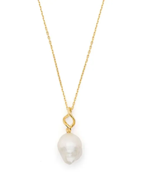 Maria Black Twister pearl necklace Gold 300475YG