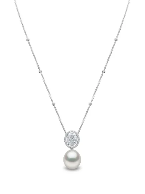 Yoko London 18kt white gold Starlight South Sea pearl and diamond necklace Silver QYP2280701