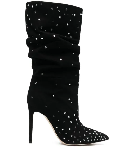 Paris Texas Holly 110mm stiletto boots Black PX800