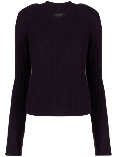ISABEL MARANT crew-neck jumper Purple PU170922A035I