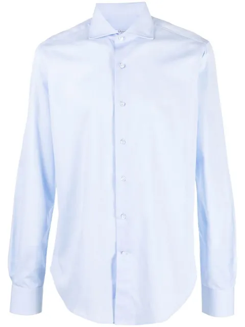 Orian long-sleeve button-up shirt Blue W10202UP25