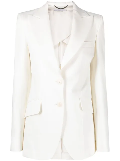 Stella McCartney single-breasted blazer White 6500103AU701