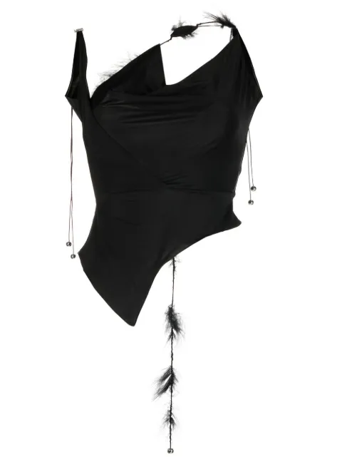 16Arlington cut-out top Black T139AW22BLK