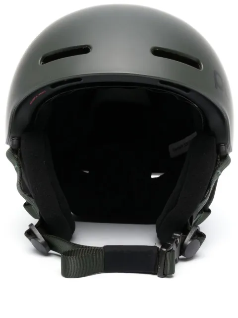 POC logo-print adjustable helmet Green 10478