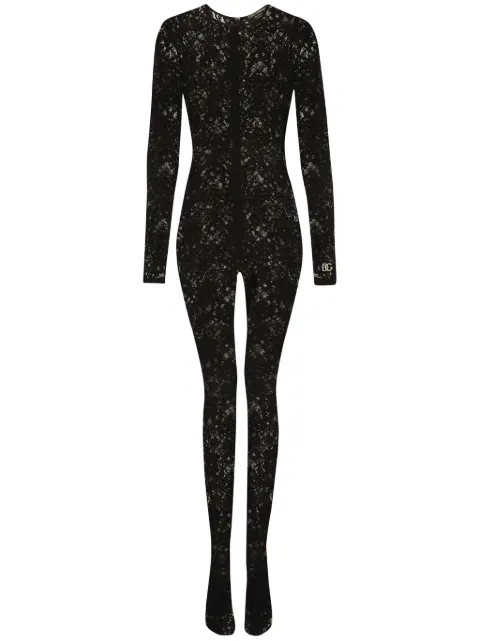 Dolce & Gabbana lace jumpsuit Black F6ARBTFLRFF