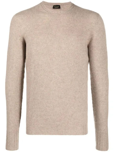 Drumohr cashmere crew-neck jumper Neutrals D4K103