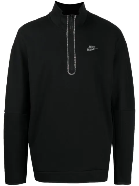 Nike NSW Tech Fleece half-zip sweatshirt Black DQ4314