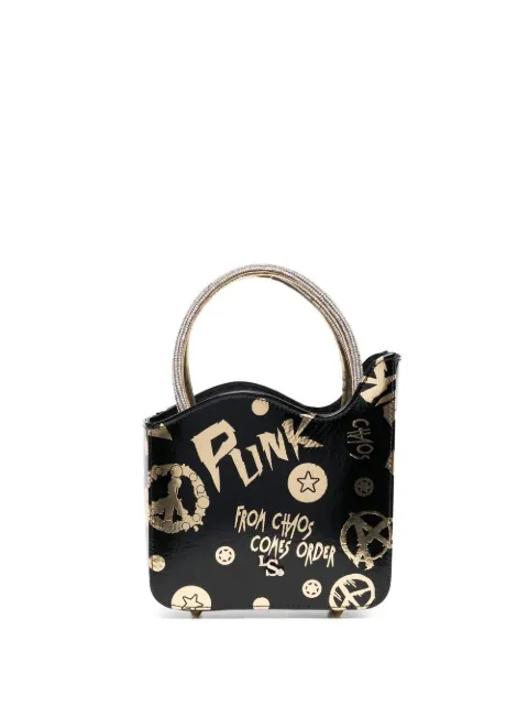 Le Silla Ivy graphic-print mini bag Black 9963UBAGXXXXKAP