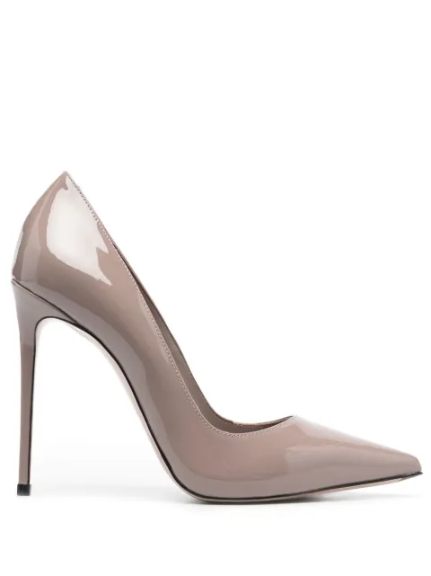 Le Silla 115mm Eva patent leather pumps Brown 2101M100R1PPKAB