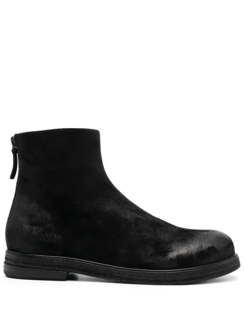 Marsèll Zucca Zeppa suede ankle boots Black MW7050