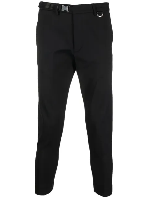 Low Brand tapered cropped trousers Black L1PFW22236494