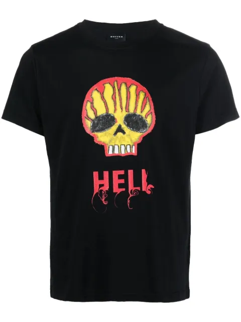 Botter graphic-print organic cotton T-shirt Black 3016BJ002