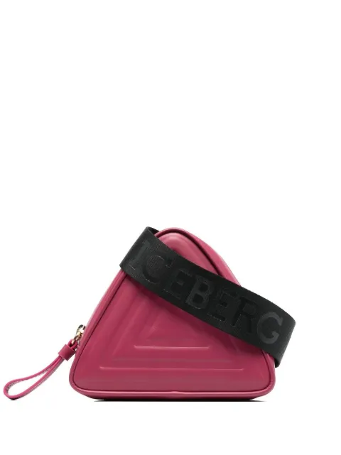 Iceberg leather triangle belt bag Pink 72106909